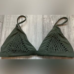 Green bikini top from Target size L